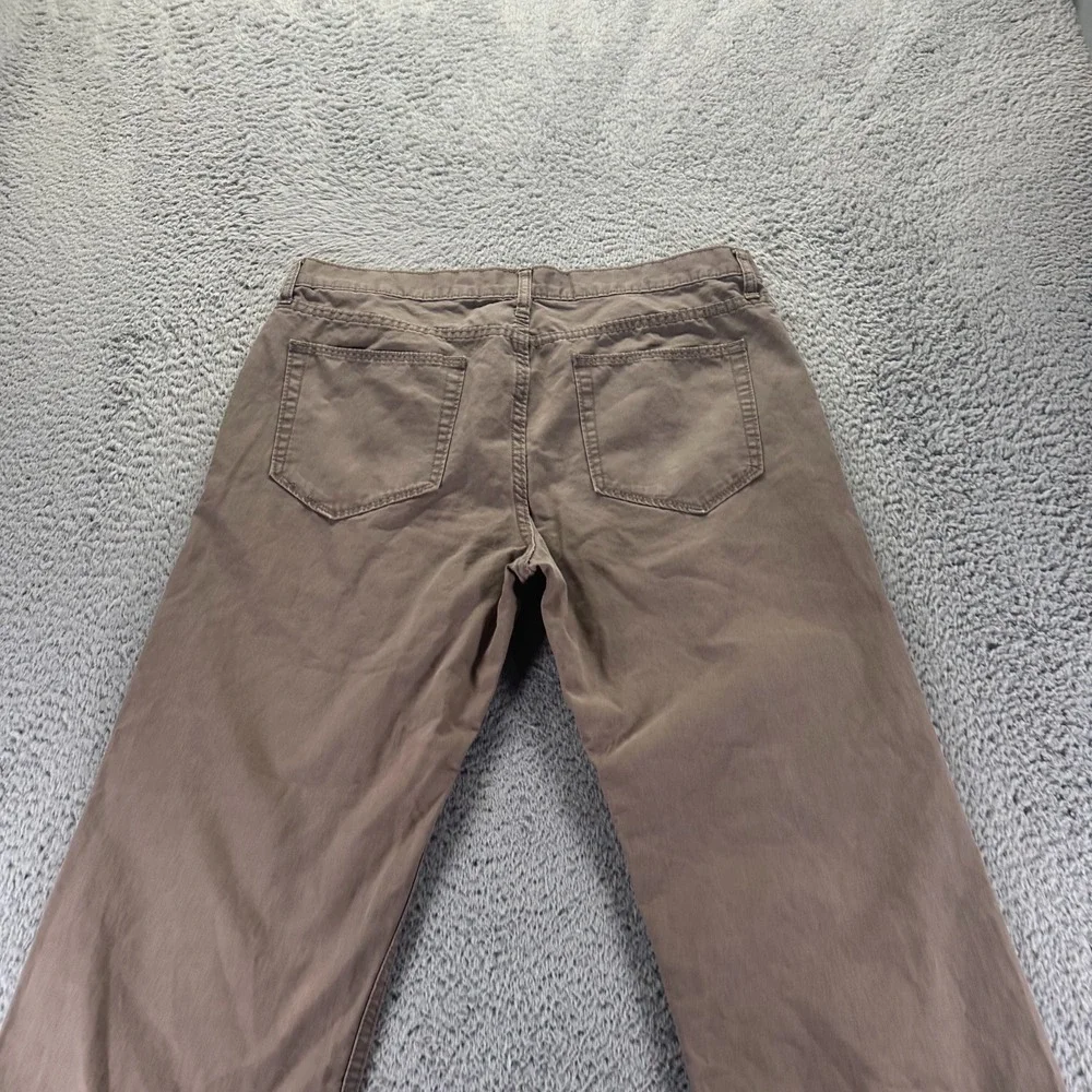 Banana Republic Pant Mens 36x30‎ Brown Cotton Chino Straight Baggy Preppy Office